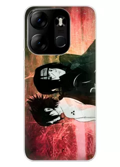 Чехол "Наруто Итачи и Саске" для Tecno Spark Go 2023 из силикона
