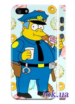 Чехол для iPhone 5/5S - Полицейский из Симпсонов
