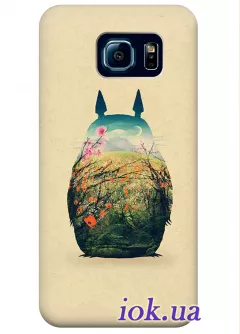 Чехол для Galaxy S6 Edge - Totoro