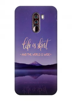 Чехол для Xiaomi Pocophone F1 - Life is short