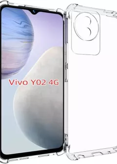 TPU чехол GETMAN Ease logo усиленные углы Full Camera для Vivo Y02