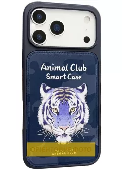 TPU+PC чехол Animal Club для Apple iPhone 16 Pro Max (6.9"), Royal Blue