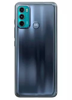 Motorola G60 прозрачный силиконовый чехол LOOOK