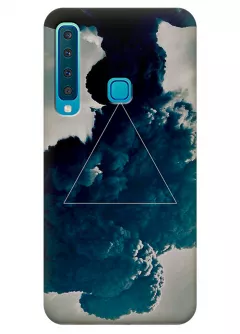 Чехол для Galaxy A9 2018 - Треугольник в дыму