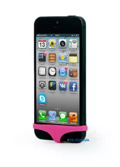 Розовые трусы на iPhone 5, силиконовые на кнопку Home
