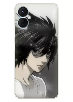 Tecno Spark 9T аниме чехол из силикона - Эл из Тетради смерти