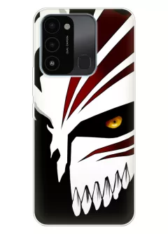 Tecno Spark Go 2022 чехол - Блич Bleach маска Ичиго Куросаки крупным планом