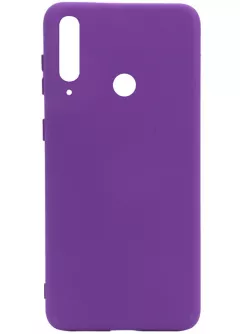 Чехол Silicone Cover Full without Logo (A) для Huawei Y6p, Фиолетовый / Purple
