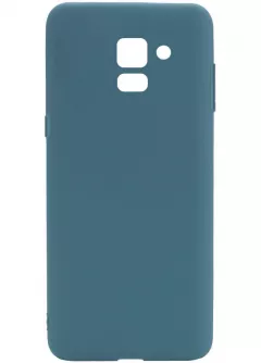 Силиконовый чехол Candy для Samsung A530 Galaxy A8 (2018), Синий / Powder Blue