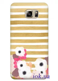 Чехол для Galaxy S7 - Красивые цветочки