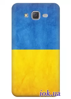 Чехол для Galaxy J3 2016 - Украинский флаг