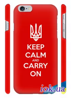 iPhone 6 чехол - Keep Calm and Carry On