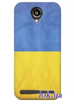 Чехол для Fly IQ4410i - Украинский флаг