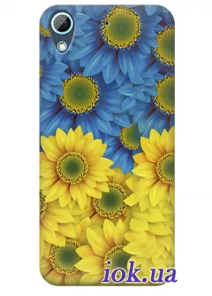 Чехол для HTC Desire 626G - Украинские цветы