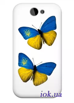 Чехол для HTC Desire (A8181) - Бабочки