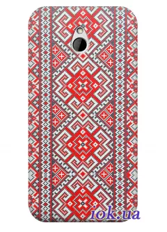 Чехол для HTC One Mini - Украинская вышиванка