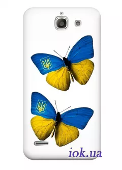 Чехол для Huawei G730-U10 - Бабочки