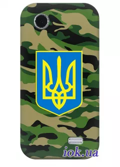 Чехол для Lenovo A308t - Военный Герб Украины