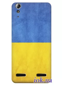 Чехол для Lenovo A6010 - Украинский флаг