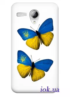 Чехол на Lenovo A606 - Бабочки
