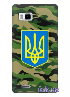 Чехол для Lenovo A788t - Военный Герб Украины