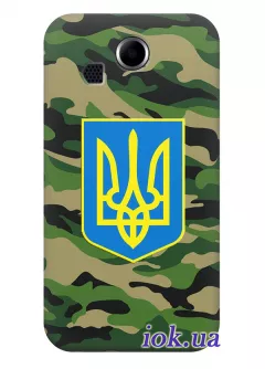 Чехол на Lenovo P700 - Военный герб Украины