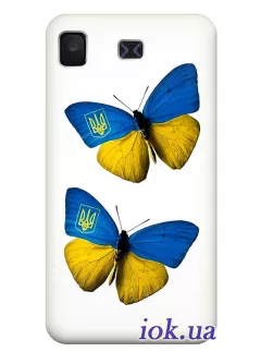 Чехол для Lenovo S560 - Бабочки