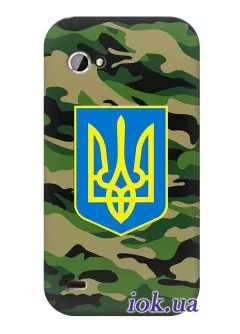 Чехол для Lenovo S760 - Военный Герб Украины