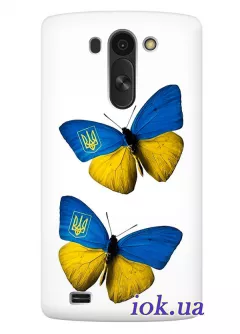 Чехол для LG G Vista - Бабочки