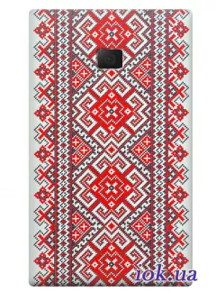 Чехол для LG Optimus L3 - Украинская вышиванка