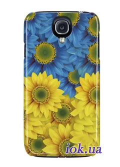 Чехол для Galaxy S4 Black Edition - Цветы Украины
