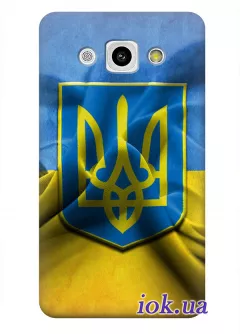 Чехол для LG L60 Dual - Флаг и Герб Украины