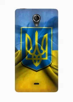 Чехол на Xperia T - Флаг Украины
