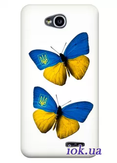 Чехол для LG L90 - Бабочки