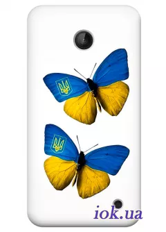 Чехол для Nokia Lumia 635 - Бабочки