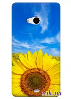 Чехол для Nokia Lumia 535 - Подсолнух