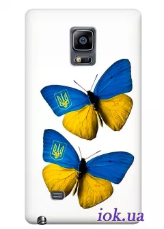 Чехол для Galaxy Note Edge - Бабочки