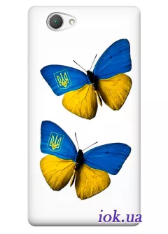 Чехол для Xperia Z1 Mini - Бабочки