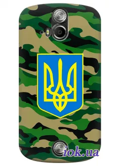 Чехол для Acer Liquid E2 Duo - Военный Герб Украины