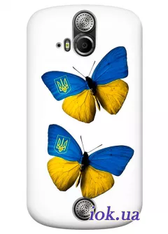 Чехол для Acer Liquid E2 Duo - Украинские бабочки