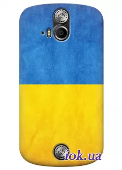 Чехол для Acer Liquid E2 Duo - Украинский флаг