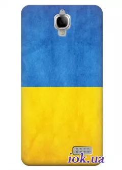 Чехол для Alcatel 6030D - Украинский флаг