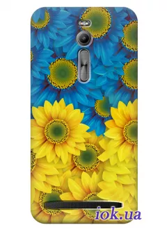 Чехол для Asus ZenFone 2 - Цветы Украины