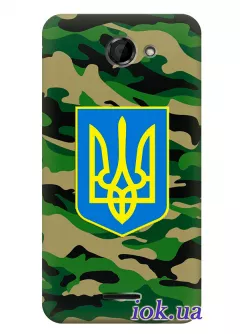 Чехол на HTC Desire 516 - Военный герб