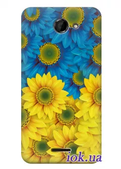 Чехол на HTC Desire 516 - Цветы