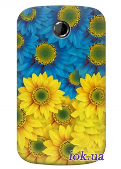 Чехол для HTC Explorer - Цветы Украины