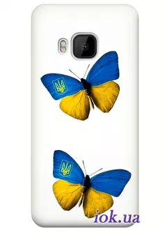 Чехол для HTC One M9 - Бабочки