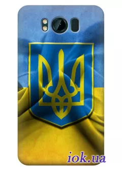 Чехол для HTC Titan - Флаг и Герб Украины