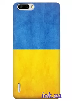 Чехол для Huawei 6 Plus - Украинский флаг