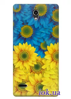 Чехол для Huawei Ascend G700 - Украинские цветы